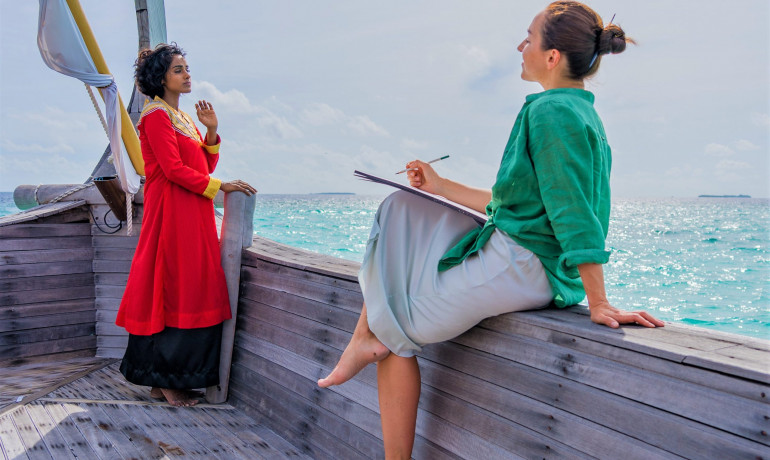 Milaidhoo Island Maldives' Thrilling Collaboration With World-Renowned Artist, Alena Lavdovskaya